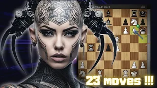 Absolutely Devastating!!! Stockfish 16 Delivers CHECKMATE in only 23 MOVES!?