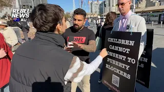 Melbourne Leftists LOSE IT at Billboard Chris and Avi Yemini