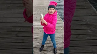 рыбалка с дочкой на озере Кабан 🐟 Казань #Татарстан# окунь