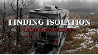This is Why I Enjoy Winter Camping in a Truck Camper.