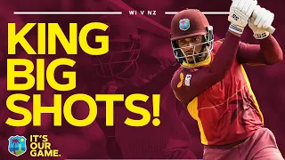 Brandon King POWER HITTING! | 53 Runs off 35 Balls | West Indies v New Zealand | 3rd T20I