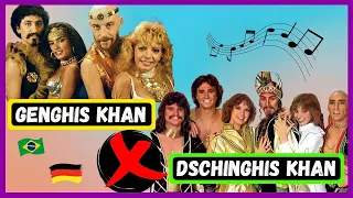 O MELHOR DE DSCHINGHIS KHAN E GENGHIS KHAN | QUAL VOCÊ GOSTAVA MAIS? GRUPO BRASILEIRO OU ALEMÃO?