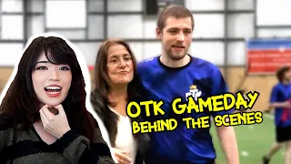 Behind the Scenes of OTK Gameday (Football) | Emiru Reacts