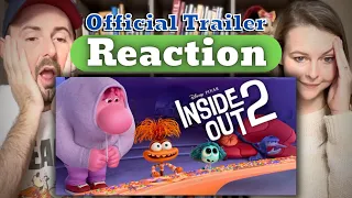 Inside Out 2 | Official Trailer Reaction | Meet the New Emotions!