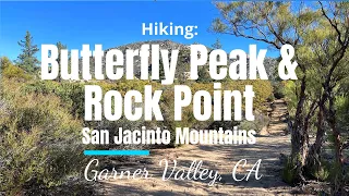 Hike #270: Butterfly Peak & Rock Point, Garner Valley, CA (Regular Version)