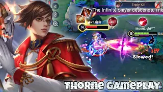 Thorne Dragon Lane Pro Gameplay | Adc For Every Condition | Arena of Valor Liên Quân mobile CoT