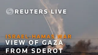 LIVE: View of Gaza from Sderot