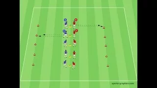 Fußball Training - Mini Games - Reaktion, Antritt und Beweglichkeit im Spaßmodus