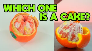 This Orange is Actually a CAKE! 😱