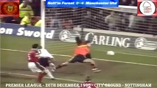 NOTTINGHAM FOREST FC V MANCHESTER UNITED FC - 0-4 - 26TH DECEMBER 1996 - CITY GROUND