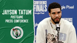 Jayson Tatum Speaks After Game 6 of the  Eastern Conference Finals | Boston Celtics vs. Miami Heat