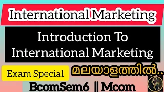 Introduction To International Marketing || International Marketing || Commerce Companion