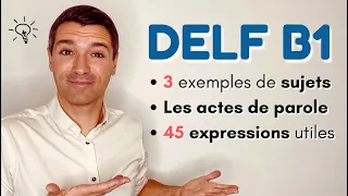 🇫🇷 French test DELF B1 | ORAL PRODUCTION | Useful phrases and expressions ✅👍