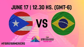 QTR-FIN: Puerto Rico v Brazil | Full Basketball Game | FIBA U16 Women's Americas Championship 2023
