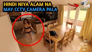 Hindi Alam ng Babaeng Ito na may CCTV Nakita ang Pinag-gagawa niya sa Loob ng Bahay