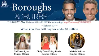 Boroughs & Burbs 137 || "I Wanna Be a Millionaire”: What You Can Buy for Under $1 million.#johnengel