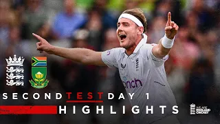 Bowlers Put Eng in Control | Highlights - England v South Africa Day 1 | 2nd LV= Insurance Test 2022