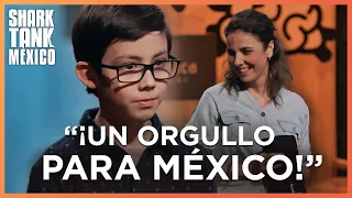 ¡Un niño de 10 años los deja sin palabras! | Shark Tank México