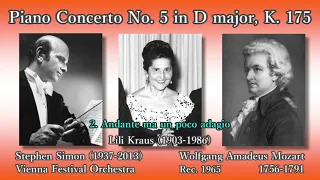 Mozart: Piano Concerto No. 5, Kraus & Simon (1965) モーツァルト ピアノ協奏曲第5番 クラウス＆サイモン