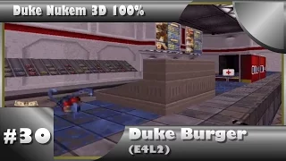 Duke Nukem 3D 100% Walkthrough: Duke-Burger (E4L2) [All Secrets]