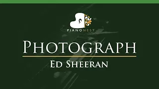 Ed Sheeran - Photograph - LOWER Key (Piano Karaoke / Sing Along / Cover with Lyrics / Backing Track)