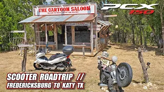 ROADTRIP: 2015 Honda PCX150 // Backroads from Fredericksburg to Katy, TX