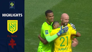 FC NANTES - FC METZ (2 - 0) - Highlights - (FCN - FCM) / 2021-2022