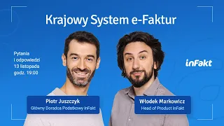 Krajowy System e-Faktur – webinar KSeF z ekspertami inFaktu