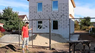 ⚫ Steel Fence Do It Yourself. 21 $. HOW to build a Cheap House? # 24