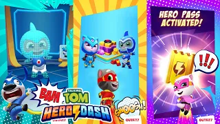 Talking Tom Hero Dash New Hero Pass Active Now | Unlocking The Deep Sea Tom By Outfit EP-17