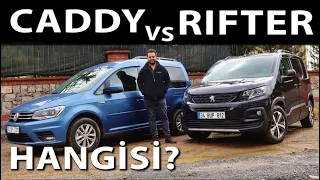 Peugeot Rifter vs VW Caddy - Hangisi?