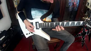 Megadeth Lucretia Guitar Solo #Blackpitfather #JacksonGuitars