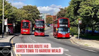 🚌 Embark on a Whirlwind Ride: London Bus Route 140 - Hayes Town to Harrow Weald! 🌆🛤️
