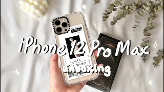 iPhone 12 Pro Max unboxing and accessories 🍏 | louvre x casetify + aesthetic asmr