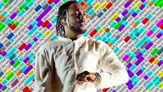 Kendrick Lamar, DUCKWORTH. | Rhyme Scheme Highlighted