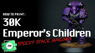 How to Speed Paint: 30k Emperor's Children