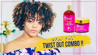 Twist Out With Mielle Organics Pomegranate & Honey On Type 4 Hair