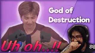 Uh oh!! RM Being the God of Destruction | Reaction