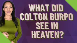 What did Colton Burpo see in heaven?