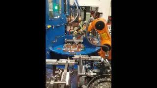 Kuka robot spot welding