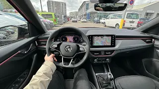 New Skoda Kamiq Facelift 2024 Test Drive POV