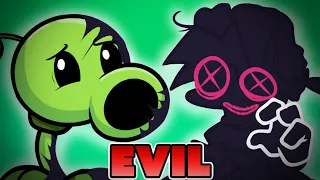 FRIDAY NIGHT FUNKIN mod EVIL Boyfriend VS Peashooter (remaster)