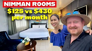 VERY CHEAP $125 vs $430 Monthly Rooms for Rent in Nimman, Chiang Mai in 2024.