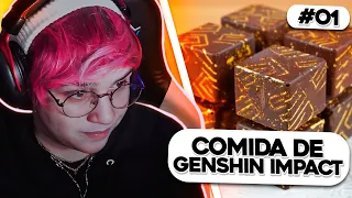 SCOTTONAUTA REAGINDO A: COMIDAS DE GENSHIN IMPACT NA VIDA REAL #01