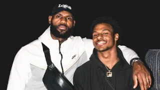 LeBron James Defends Son Bronny After He's Dropped from 2024 NBA Mock Draft: ‘Only the Work Matters!