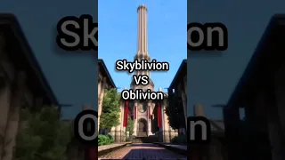 Skyblivion VS Oblivion: The Imperial City #Oblivion #skyblivion #graphics #tes #Bethesda #remake