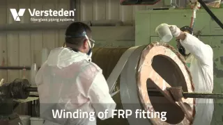 Versteden, winding of FRP fitting