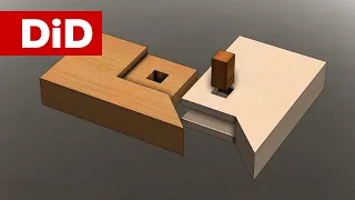 1013. Solidworks: Japanese Joinery - Kane Tsugi - 面代留め差しほぞ接ぎ