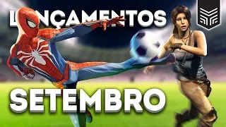 LANÇAMENTOS DE GAMES: SETEMBRO 2018