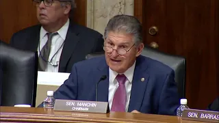 Sen. Joe Manchin Questions Sec. Haaland During DOI Budget Hearing